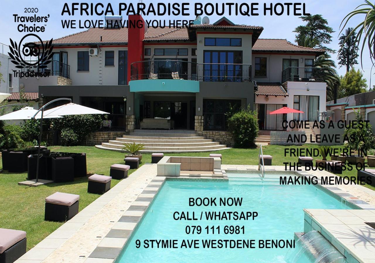 Africa Paradise - Or Tambo Airport Boutique Hotel Benoni Exteriör bild